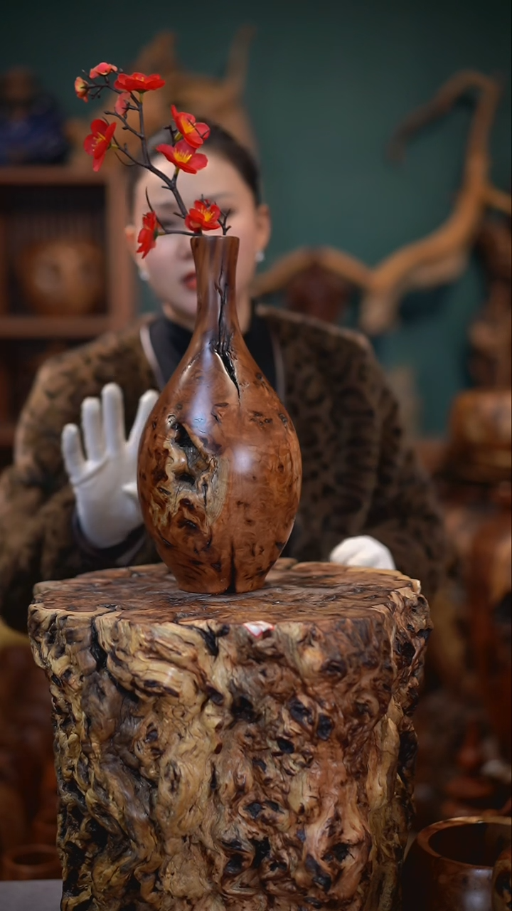 【闪购商品】枣木雷击枣木玉壶春