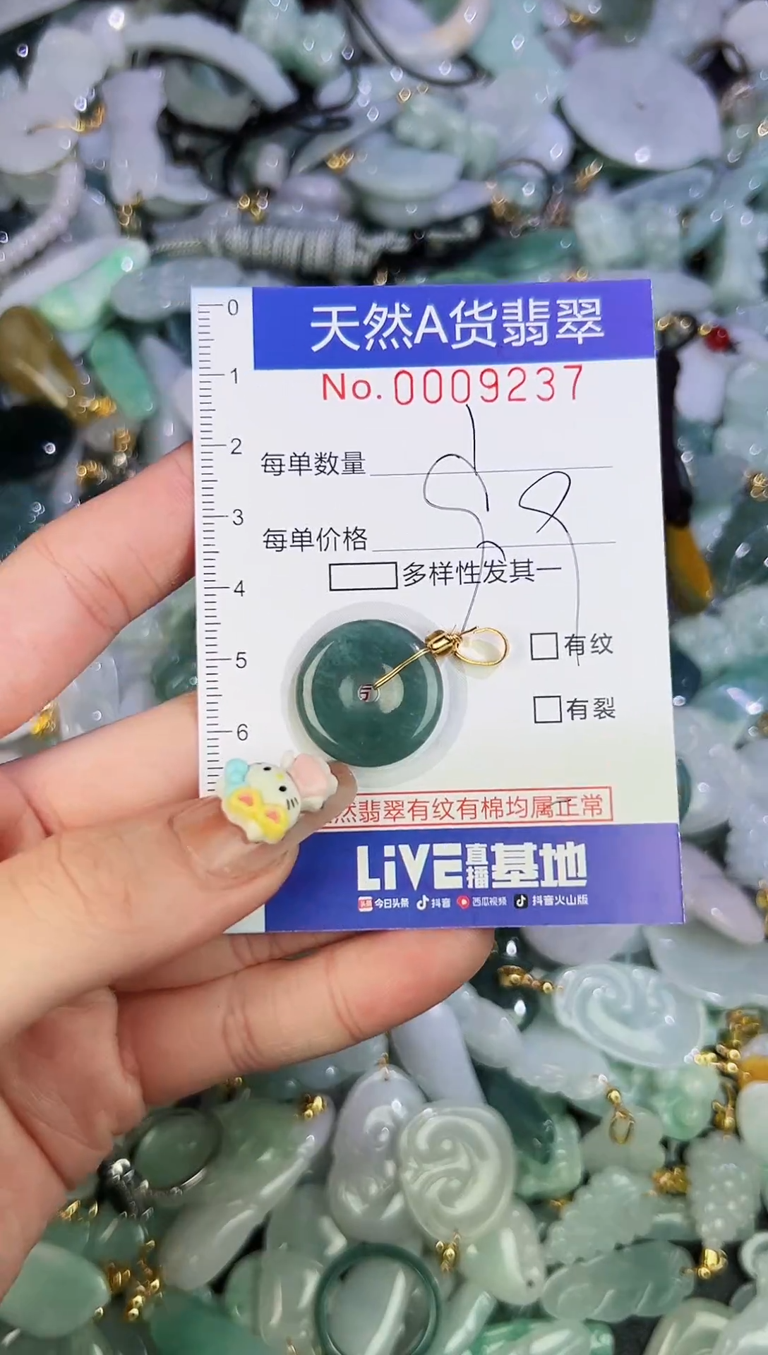 【闪购商品】翡翠颈饰未镶嵌天然翡翠A货