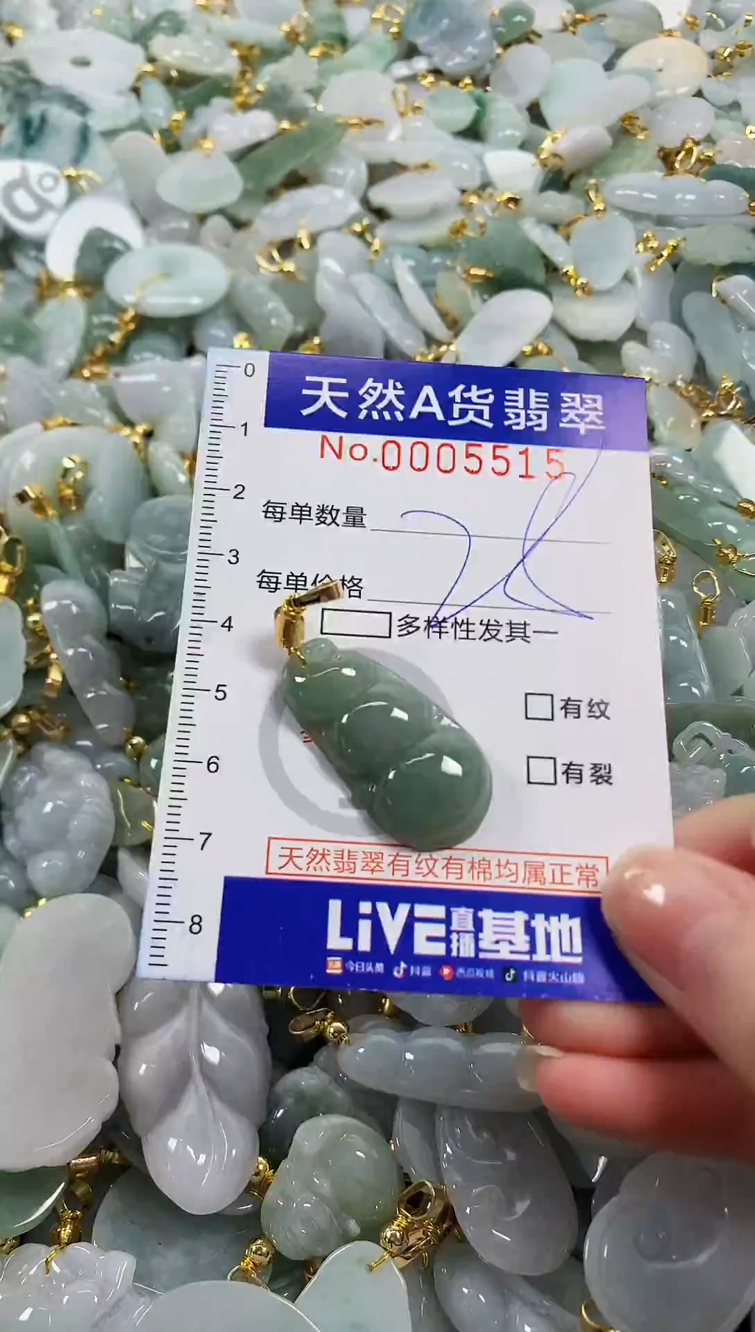 颈饰未镶嵌翡翠天然a货翡翠