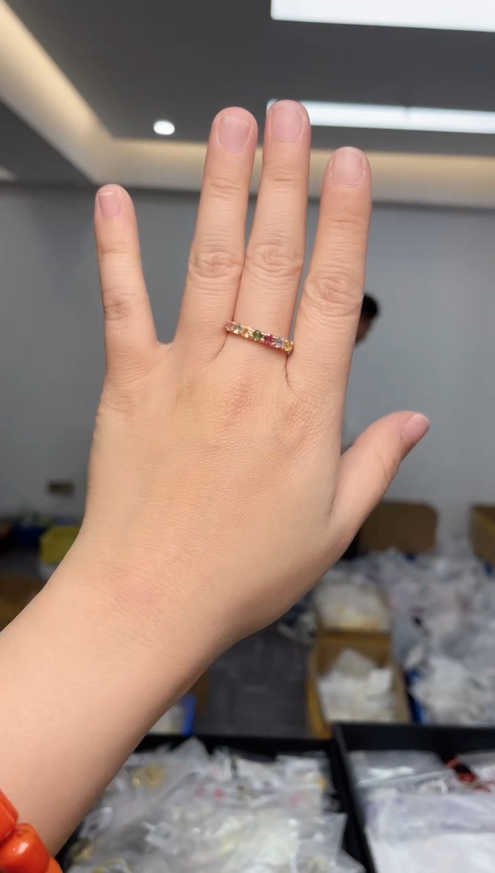 【闪购商品】碧玺·银S925镶嵌（多样性单个发货）