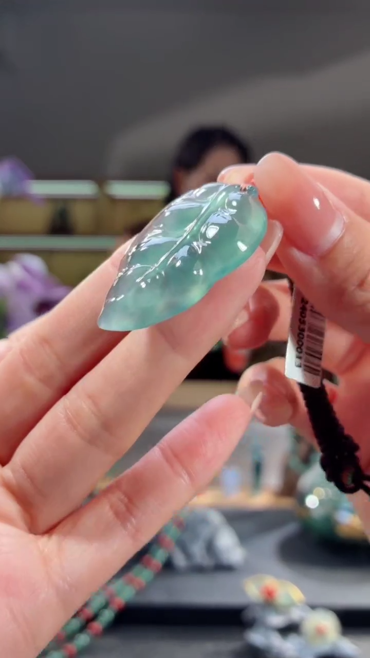 吊坠(不含链)未镶嵌翡翠叶子