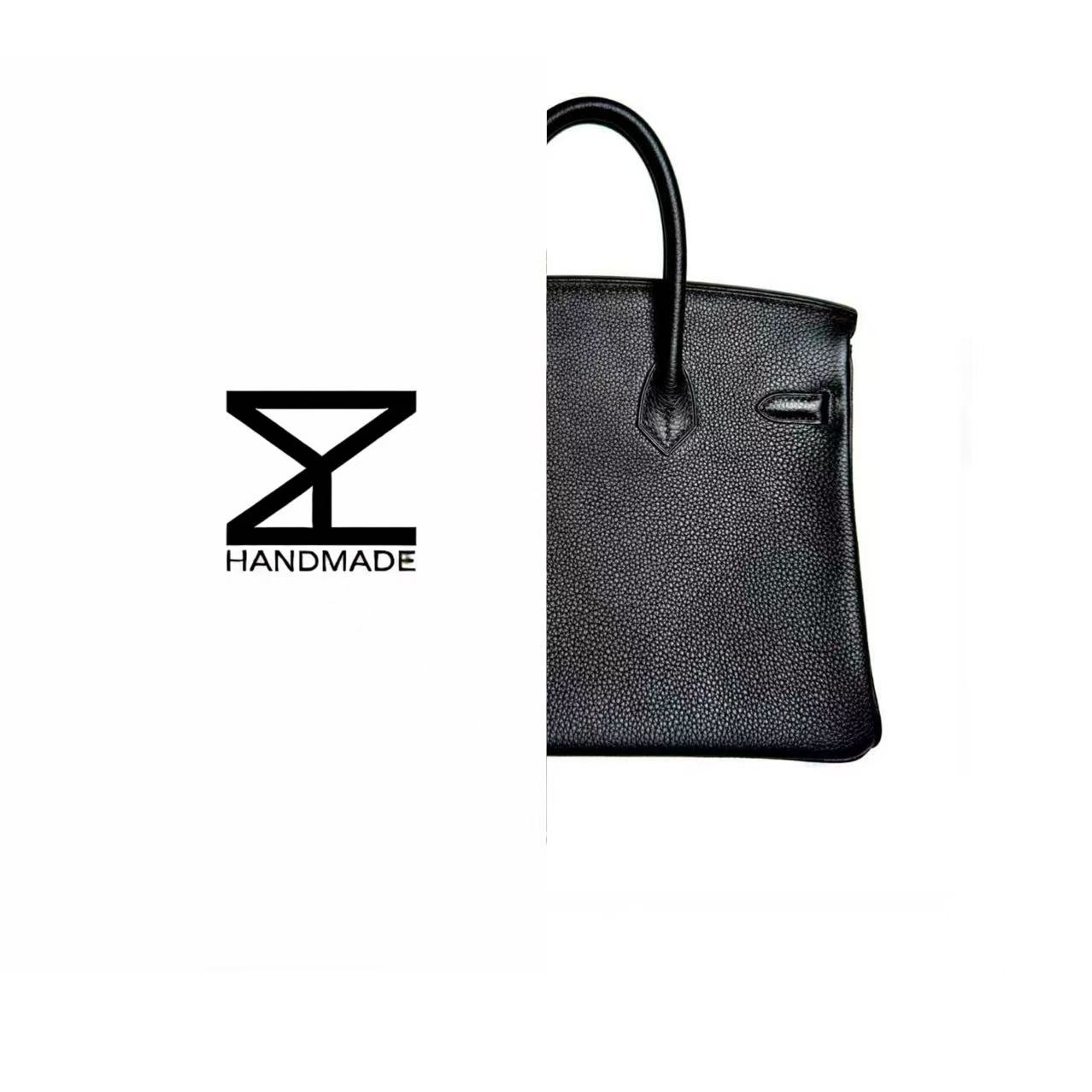 宗老师私定铂25内缝】升级版法式纯手工热门经典手提包气质女包