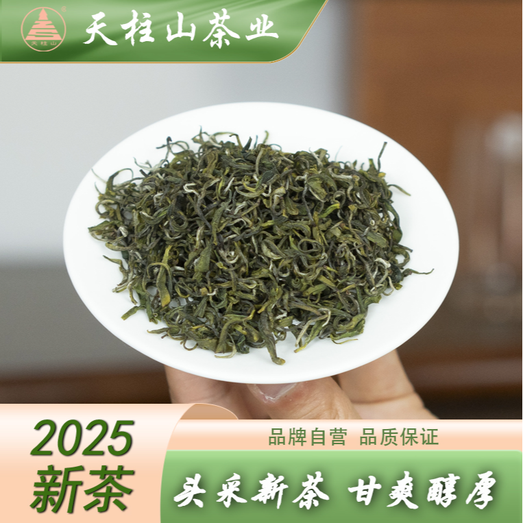 天柱山2025雨前新茶【一级】天柱银曲高山绿茶高品质茶叶