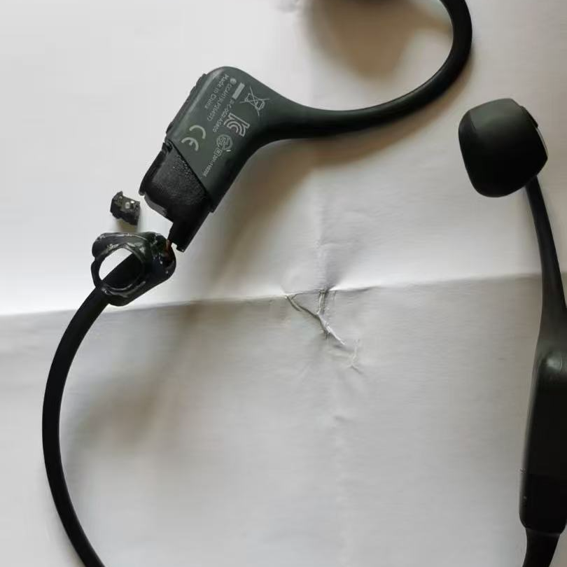 韶音骨传导耳机不充电不开机单边响头梁断裂耳挂断裂电池更换维修