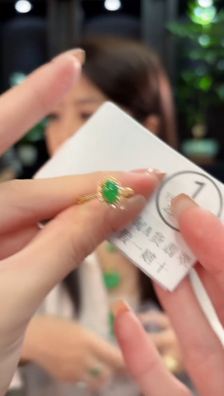 未镶嵌戒指翡翠 缅甸A货/支持复检/一件