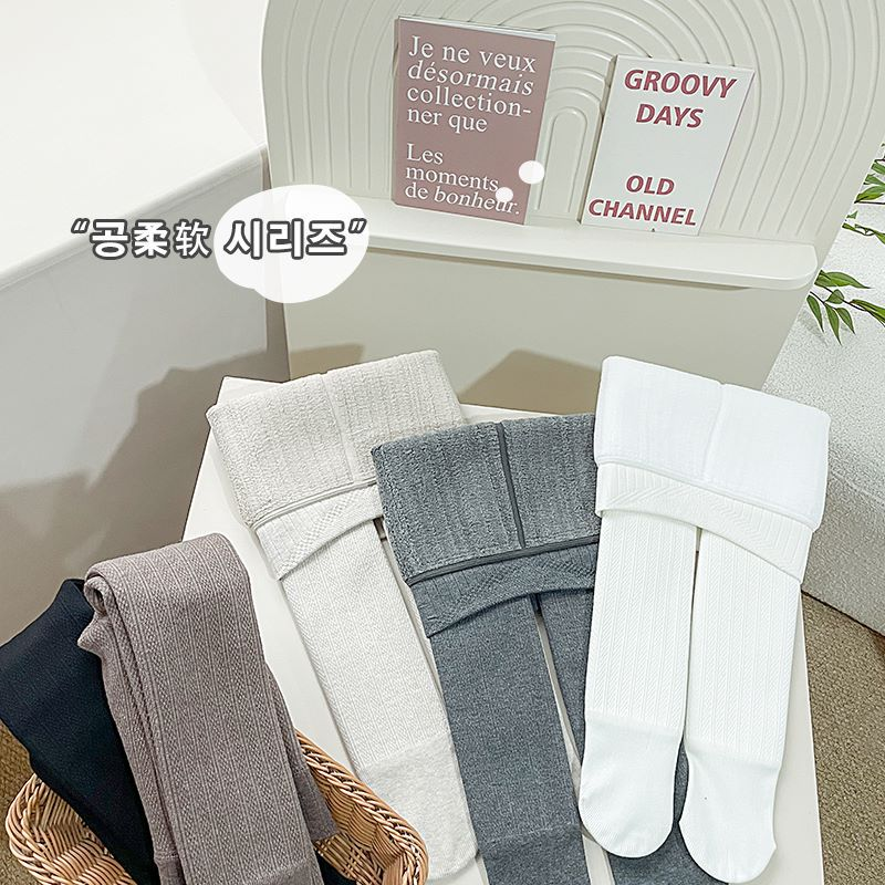 -10~-20°儿童过冬款巨厚麻花一体绒打底裤708