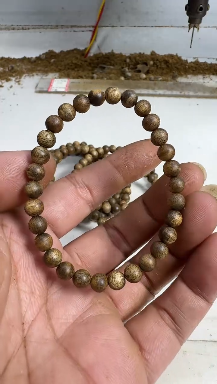 沉香手串陆河0.6规格单圈