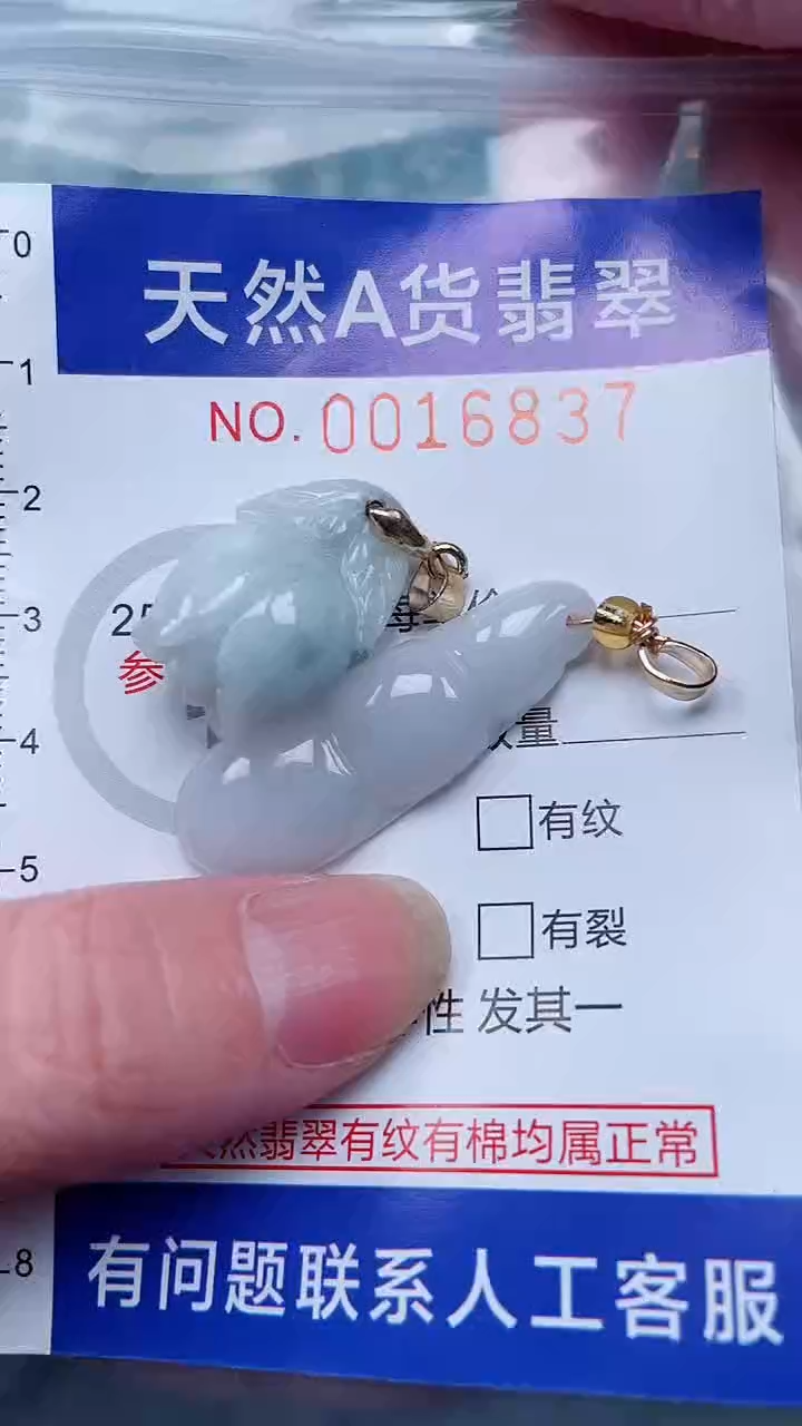 翡翠未镶嵌吊坠(不含链)2