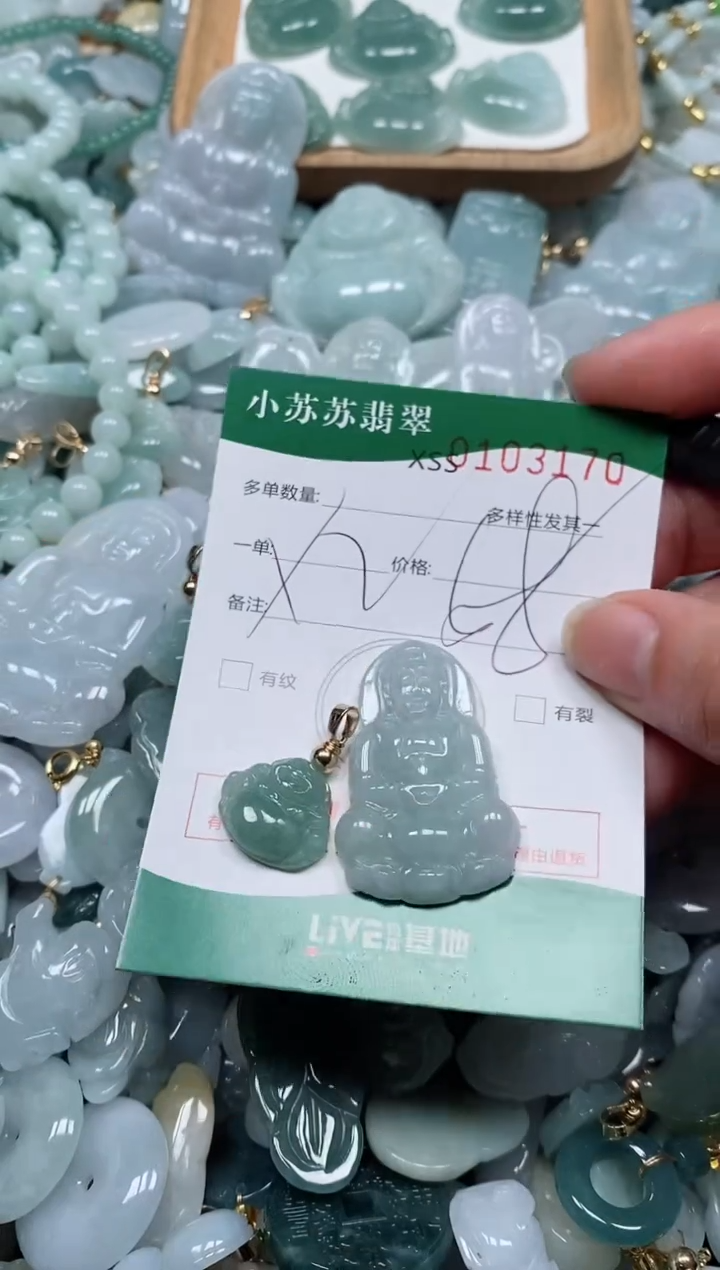 【闪购商品】翡翠颈饰未镶嵌闪购商品0103170