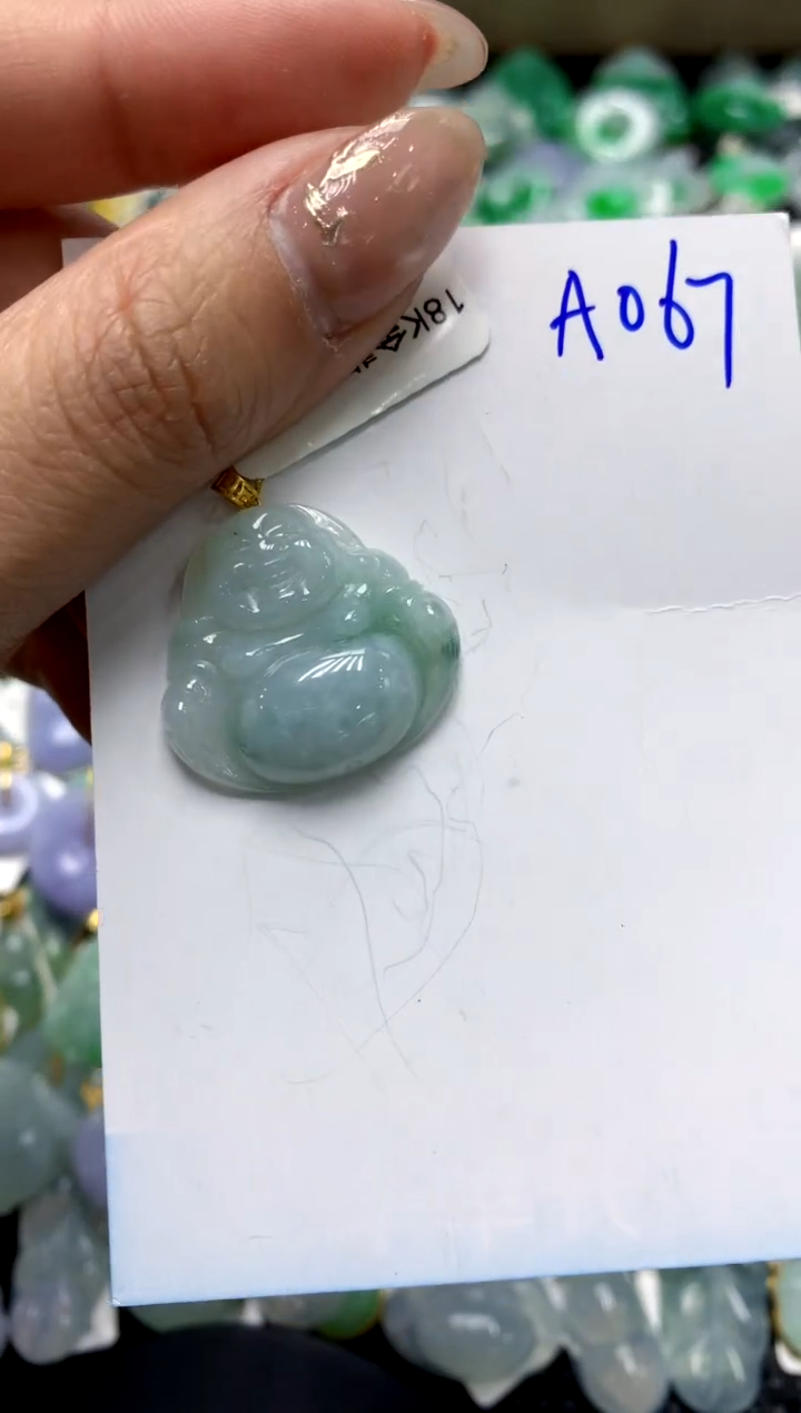 【闪购商品】翡翠颈饰18K金镶嵌1111111111111111