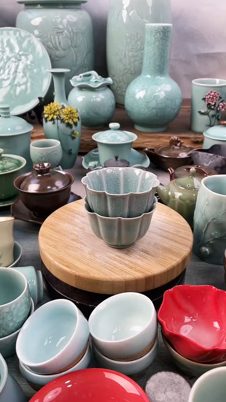 【闪购商品】2个 特价 微瑕 慧仙青瓷