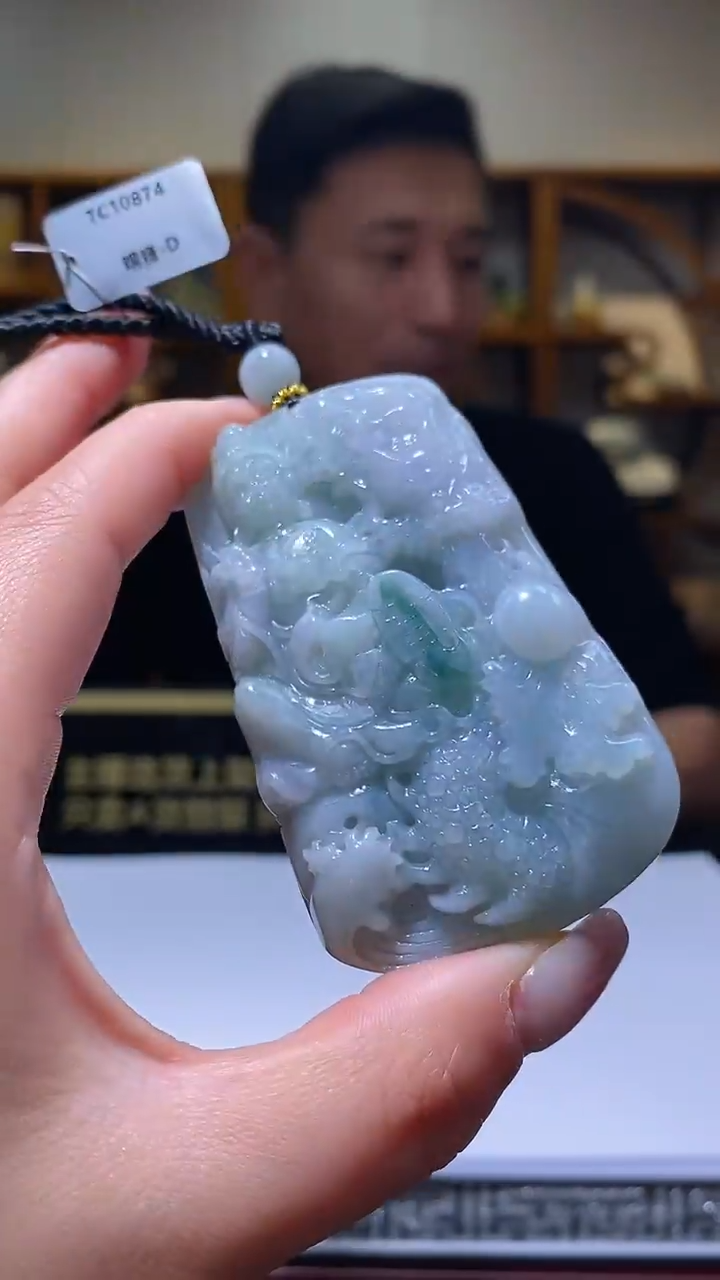 【闪购商品】定制翡翠未镶嵌36/0224/W/观音