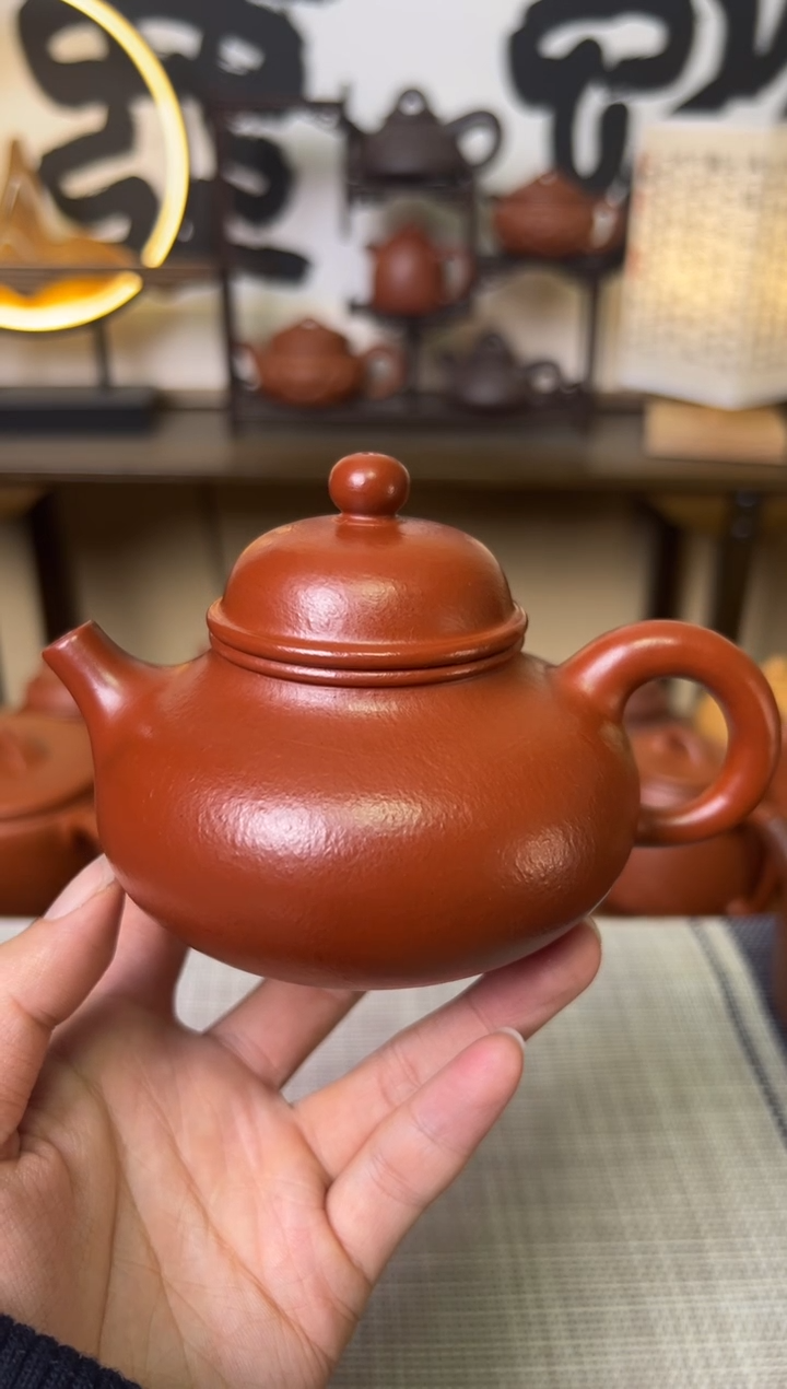 【闪购商品】朱泥茶壶朱泥容天壶210CC