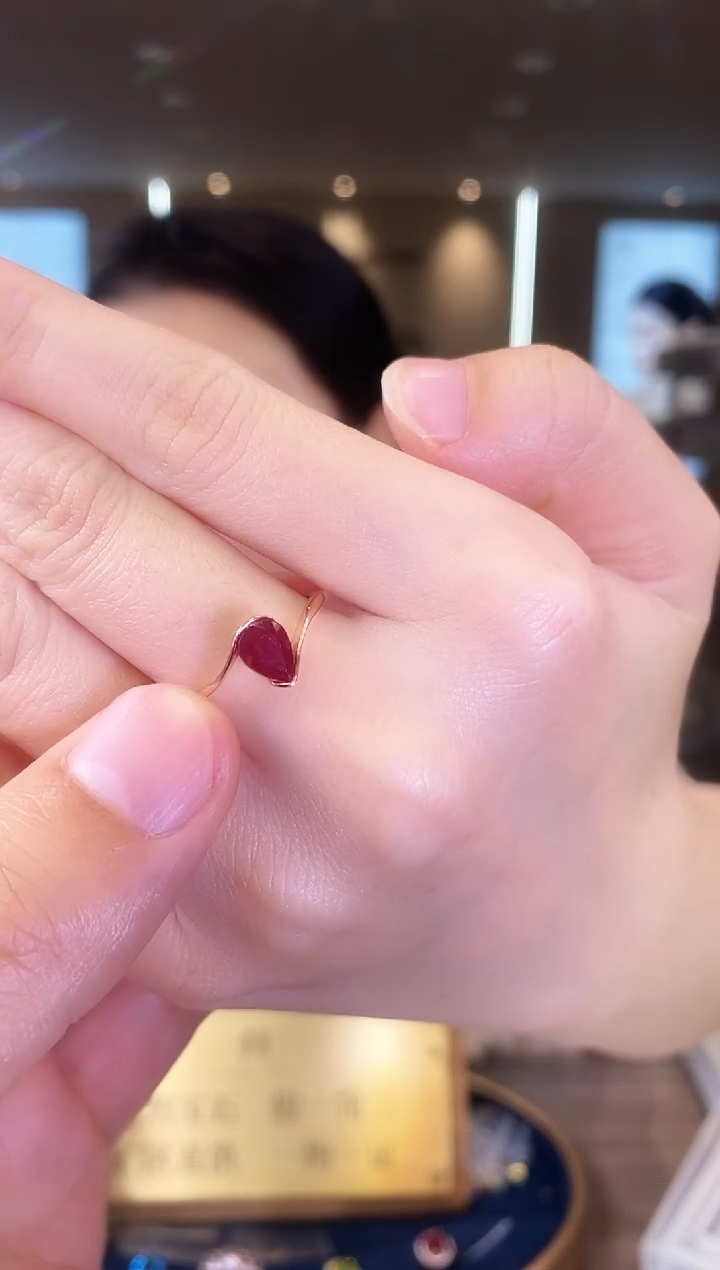 【闪购商品】红宝石戒指银S925镶嵌09