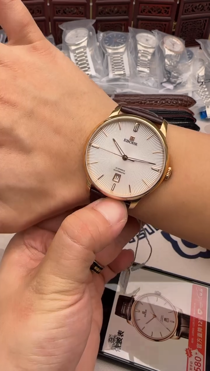 机械机芯金属金属男士腕表一物一拍