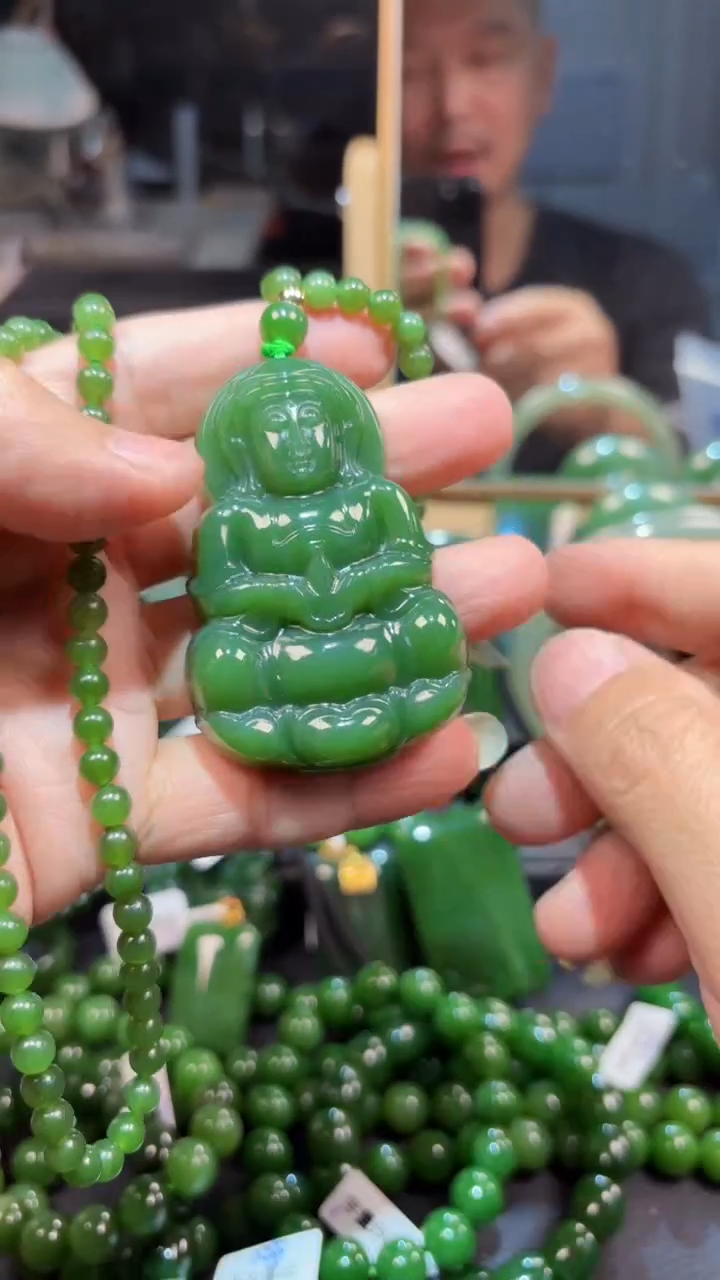 【闪购商品】和田玉（碧玉）颈饰未镶嵌1