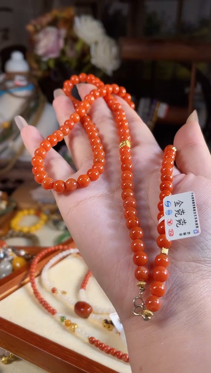【闪购商品】南红玛瑙项链银S925镶嵌多样性发货其一