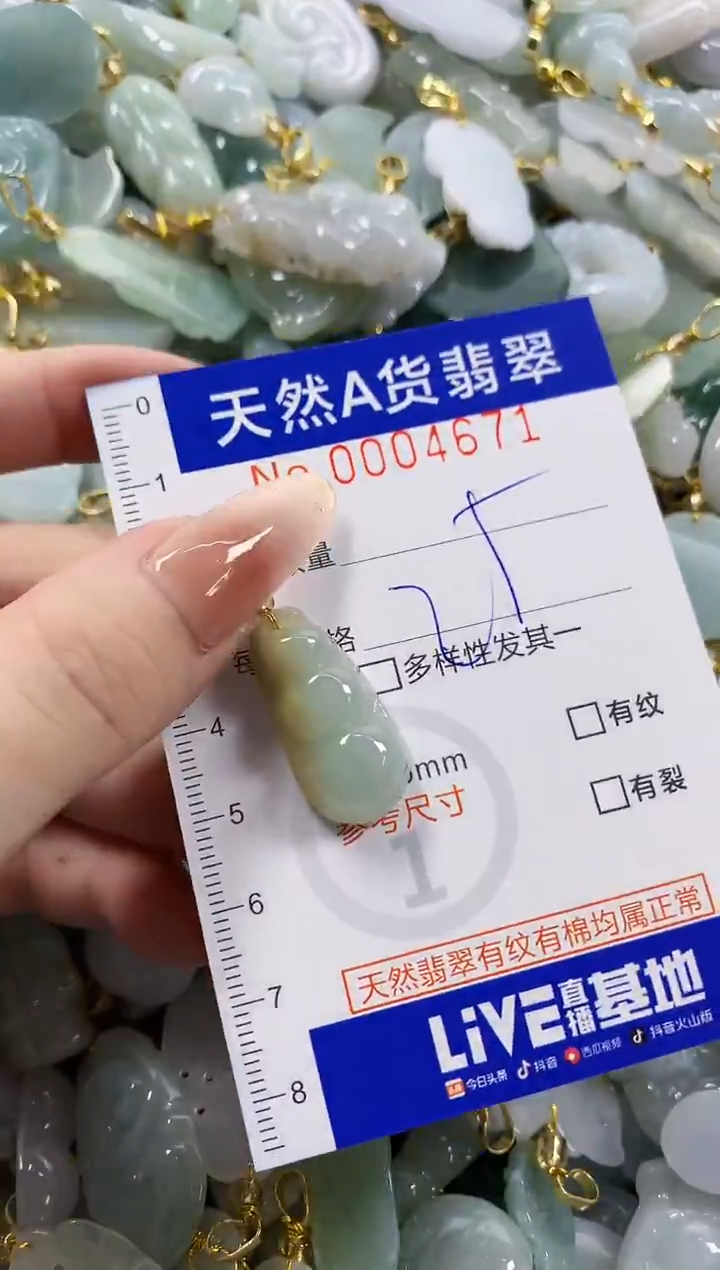 颈饰未镶嵌翡翠天然A货翡翠