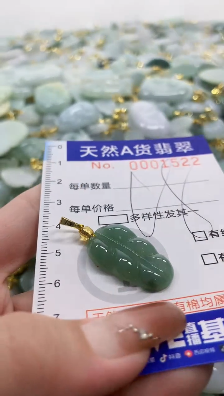 颈饰未镶嵌翡翠天然A货翡翠