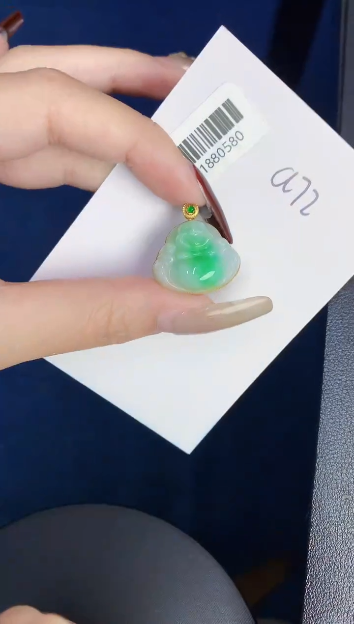 【闪购商品】翡翠颈饰18K金镶嵌000000000000