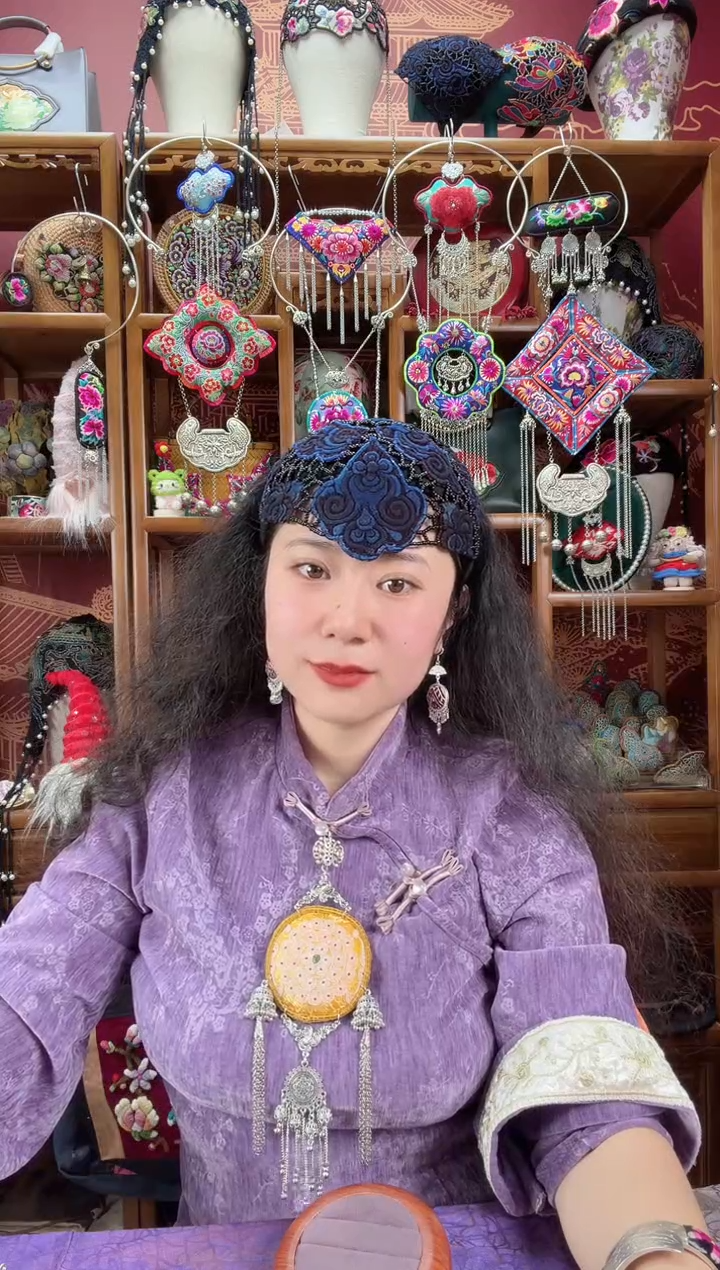 刺绣头上大发箍90甜甜家