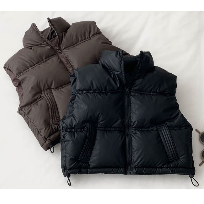 免洗儿童马甲冬款加厚保暖棉2025新款男女童仿小羊皮保暖外穿背心