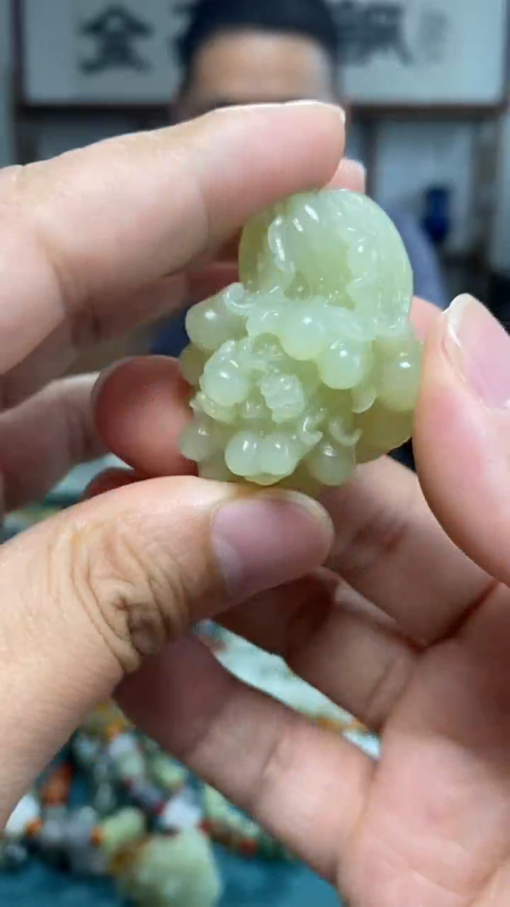 颈饰未镶嵌和田玉108