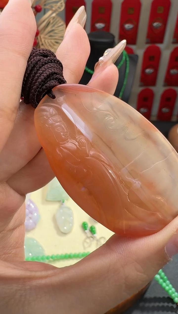 【闪购商品】南红玛瑙颈饰未镶嵌挂件