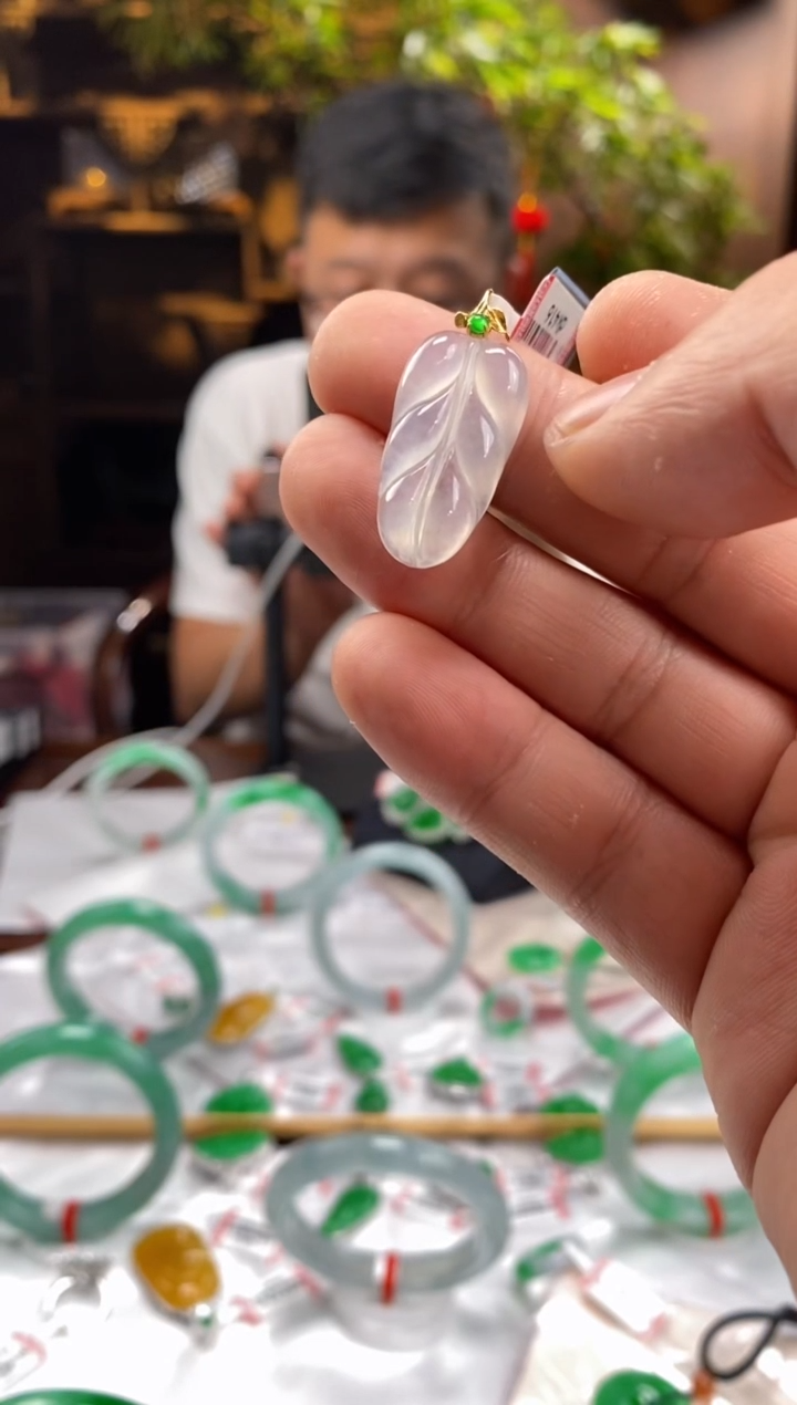 吊坠(不含链)未镶嵌翡翠dk416天然缅甸翡翠a货