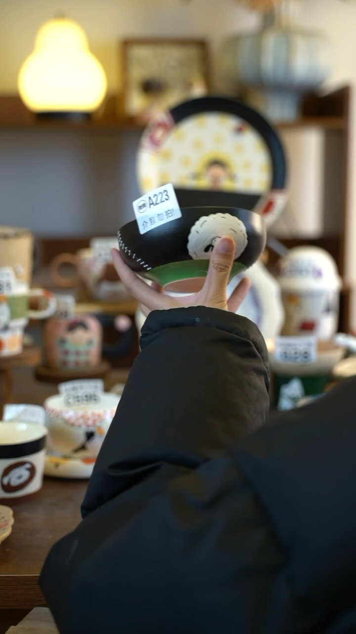 摆件陶A223 阿满屋手工手作陶瓷 