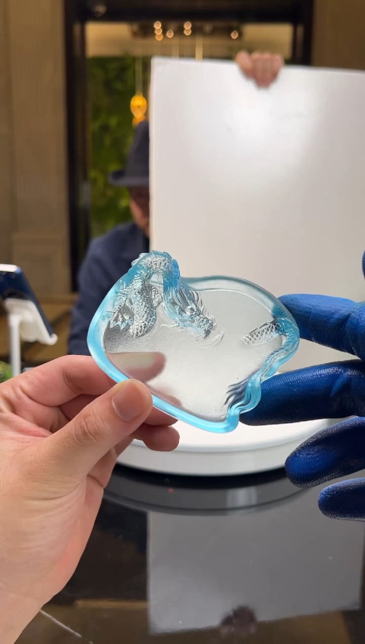 【闪购商品】茶宠FML038祥龙墨碟艺术摆件