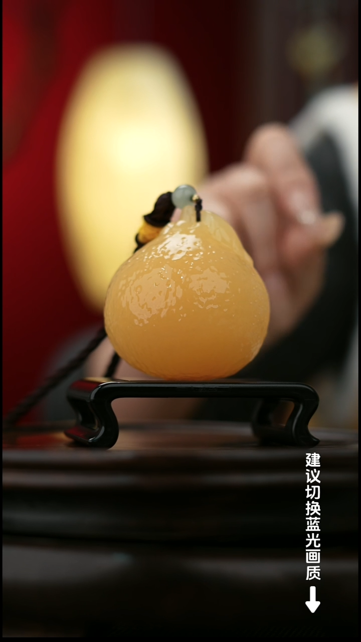 玉【大吉大利】天然玉石手把件
