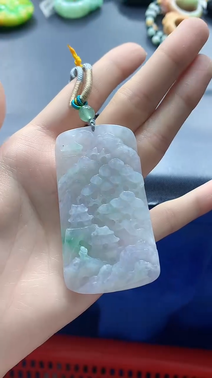 颈饰未镶嵌翡翠天然缅甸a货翡翠