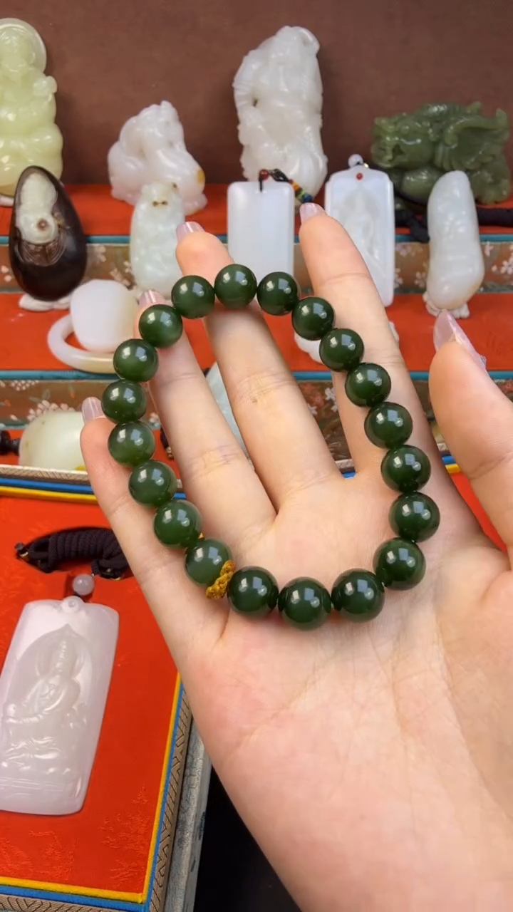 未镶嵌手串和田玉和田玉
