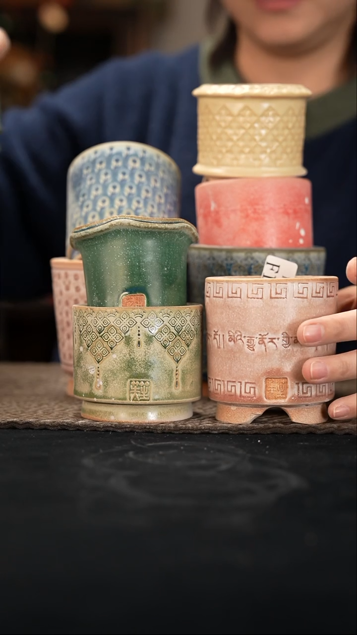 口径花盆12-30-149一组10个默认有瑕