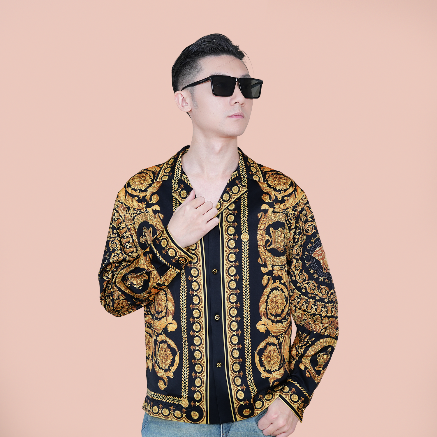 新款男装高端时尚休闲衬衫6238361645