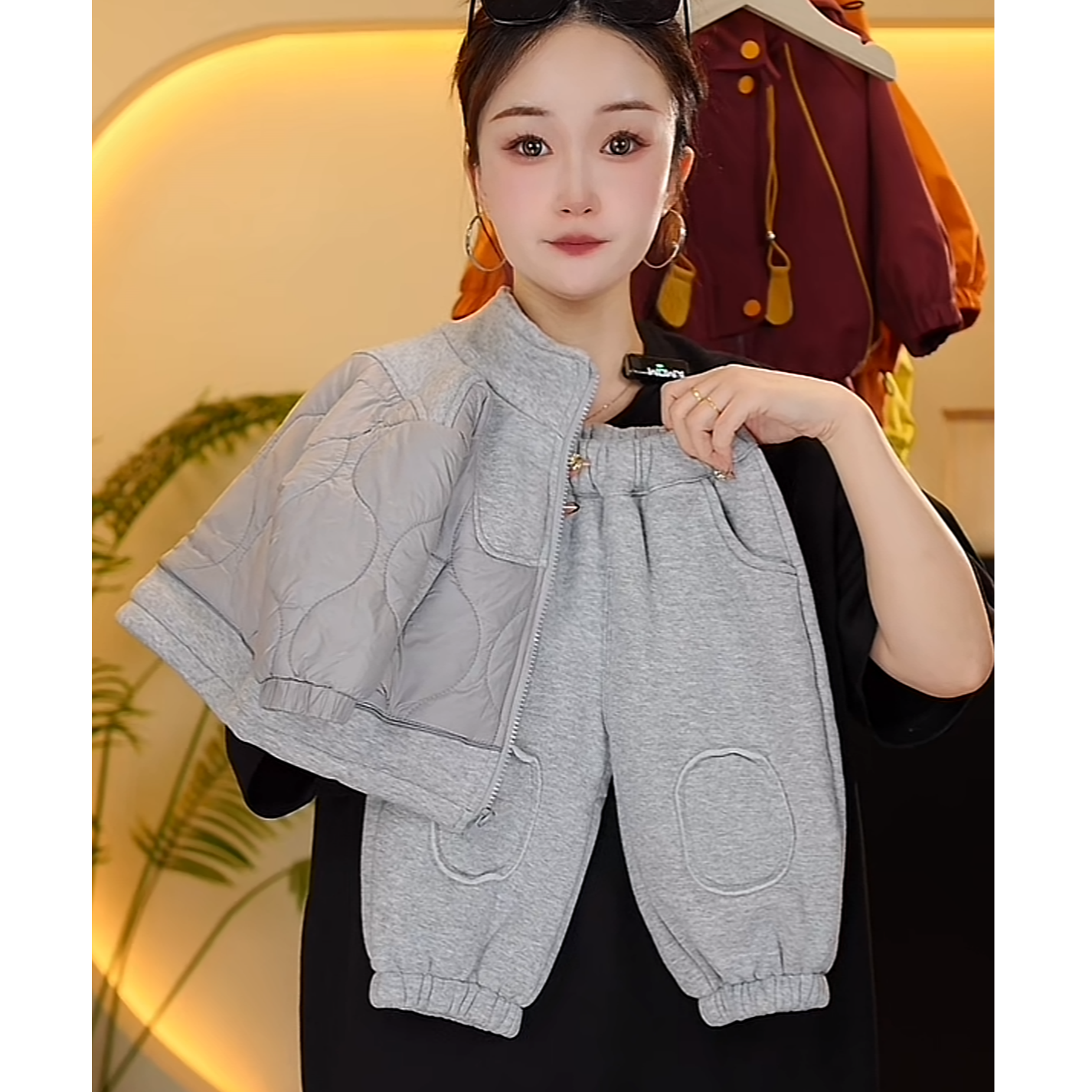 2025秋冬保暖原宿风加棉洋气外装HF-QL-366时尚儿童