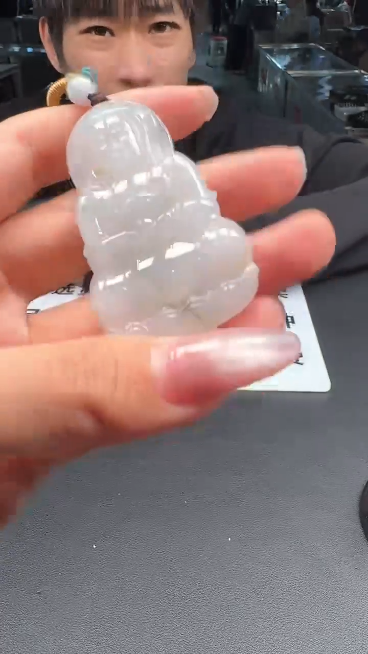 【闪购商品】翡翠颈饰未镶嵌观音1353/55