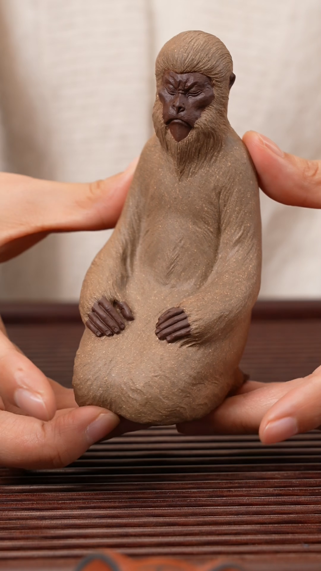 【闪购商品】紫砂茶宠紫砂老猴