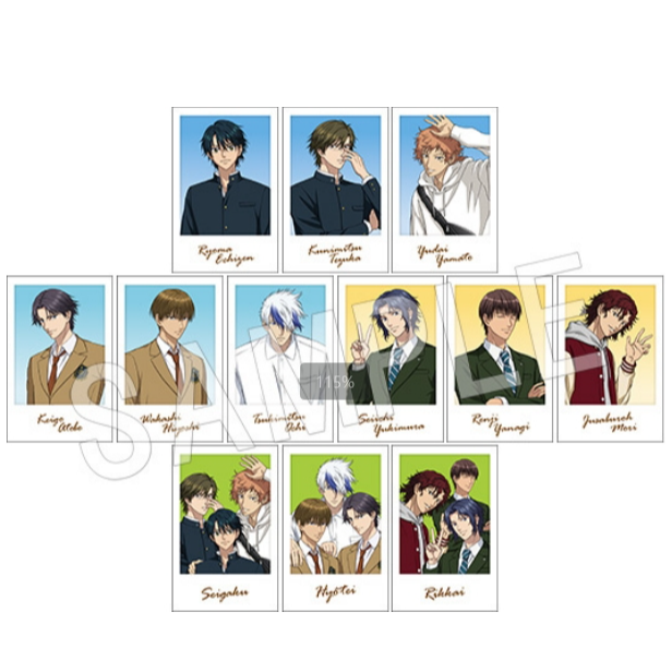 【国现】网球王子jf2023烫金拍立得（一包2张)