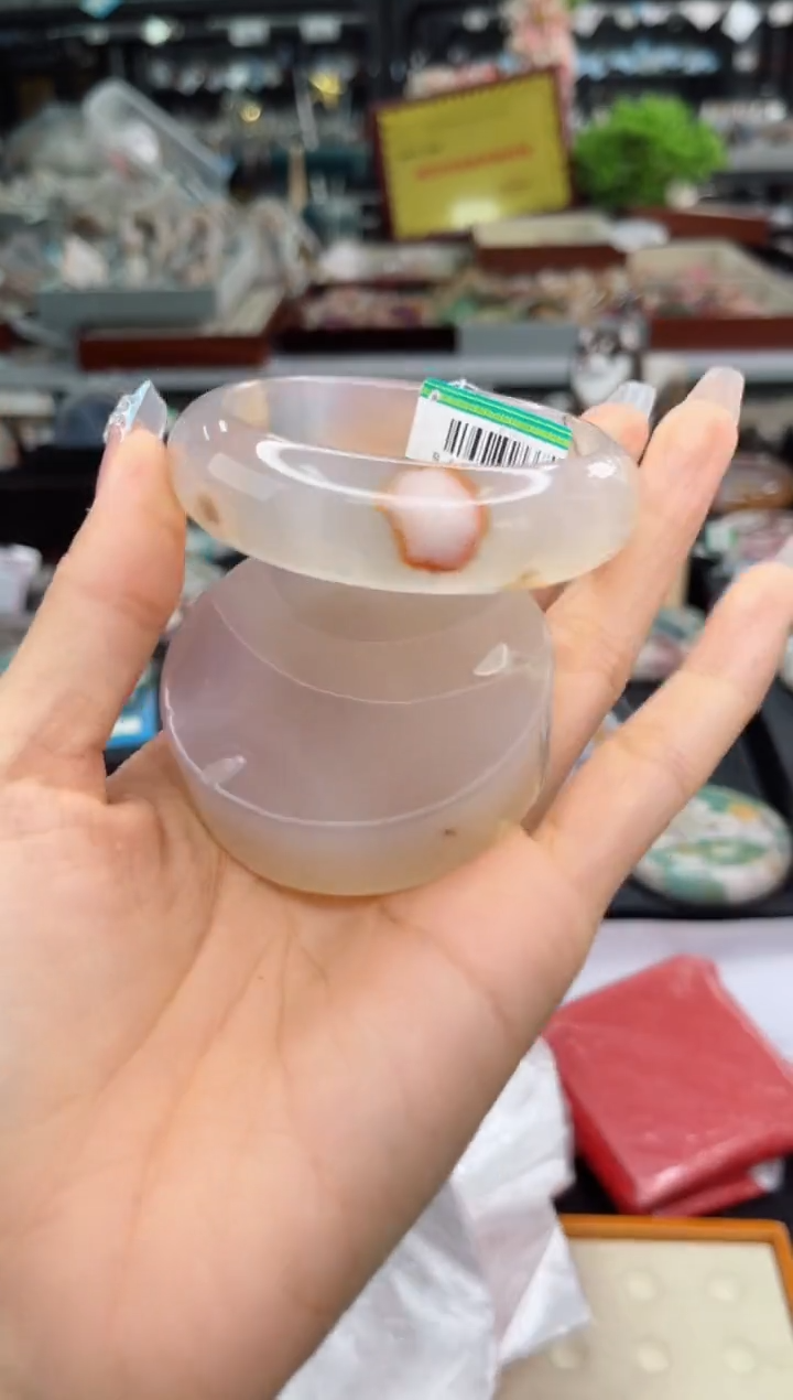 【闪购商品】石英质玉手镯未镶嵌54圈口（赠品镯心）3567135