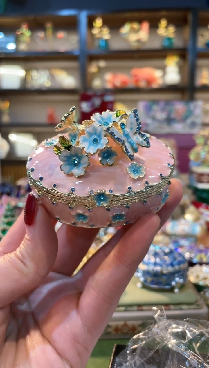 【闪购商品】精致珐琅彩首饰盒