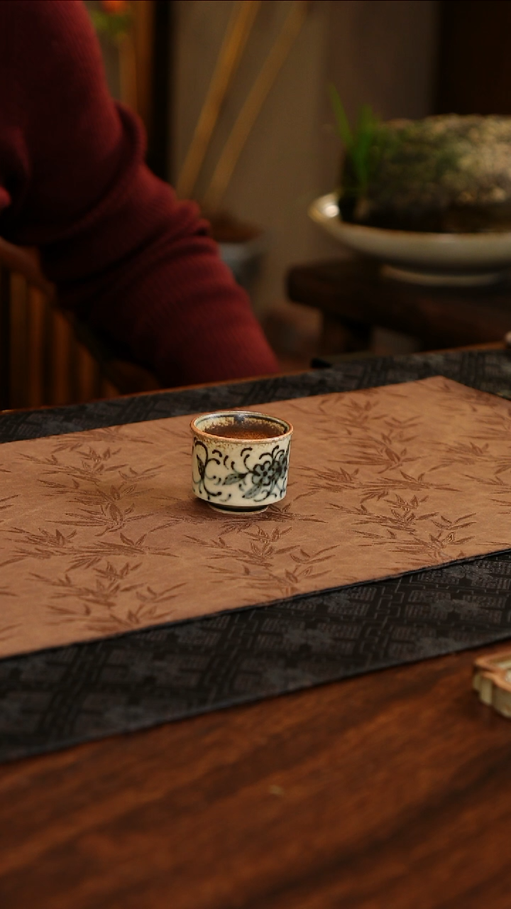 【闪购商品】杯子茗片集花卉迷你直口杯