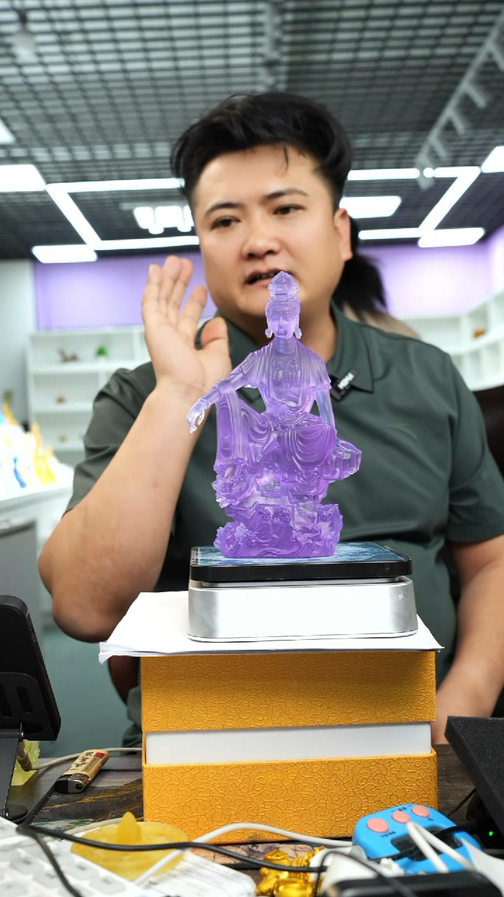 手工艺品琉璃茶**世正宗古法琉璃艺术摆件