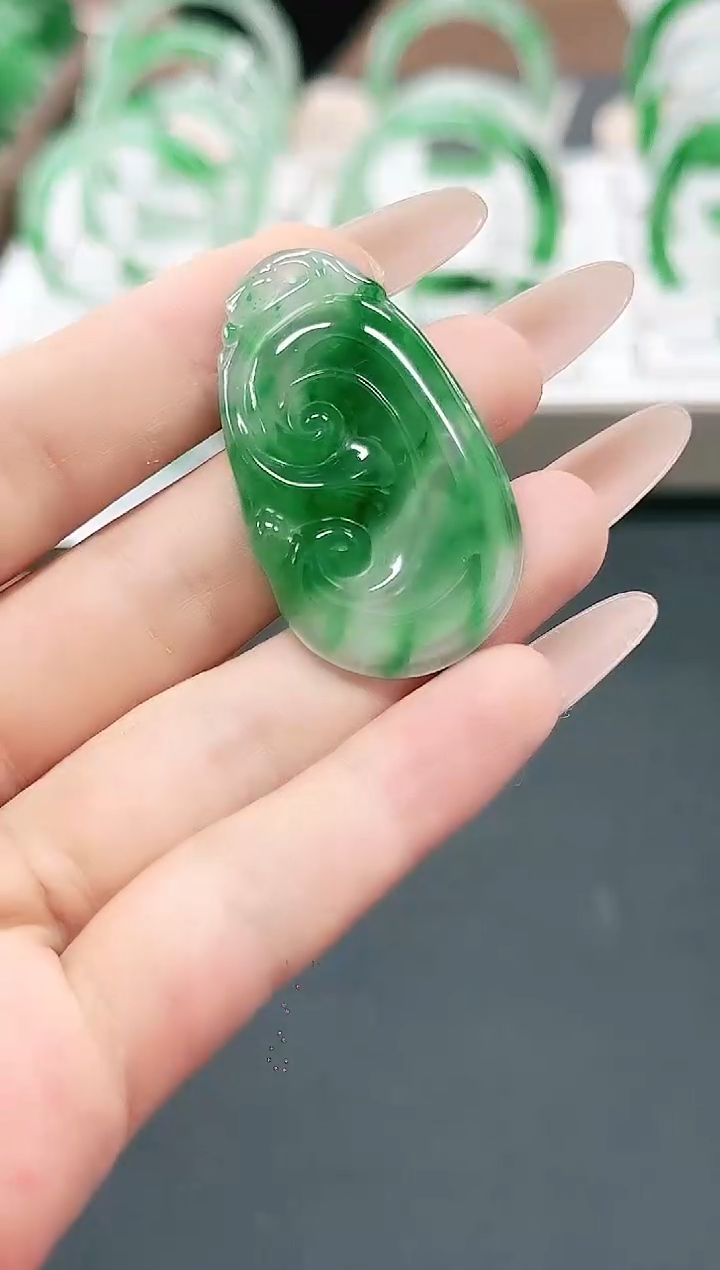 未镶嵌1石英质玉（非洲翠）/58337