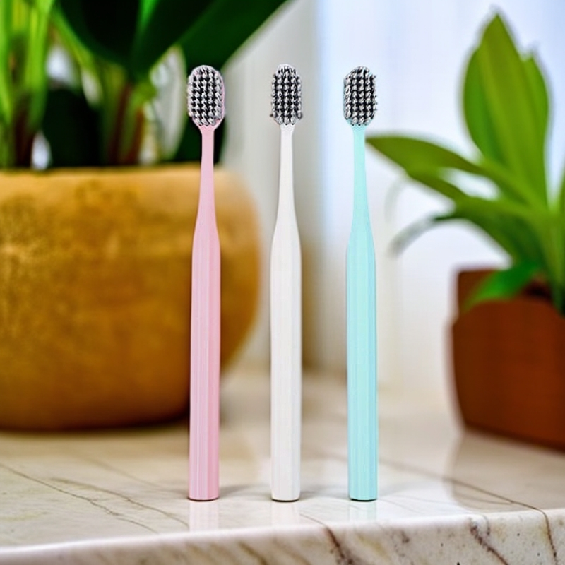 美丽同款推荐银离子软毛牙刷一支随机颜色
