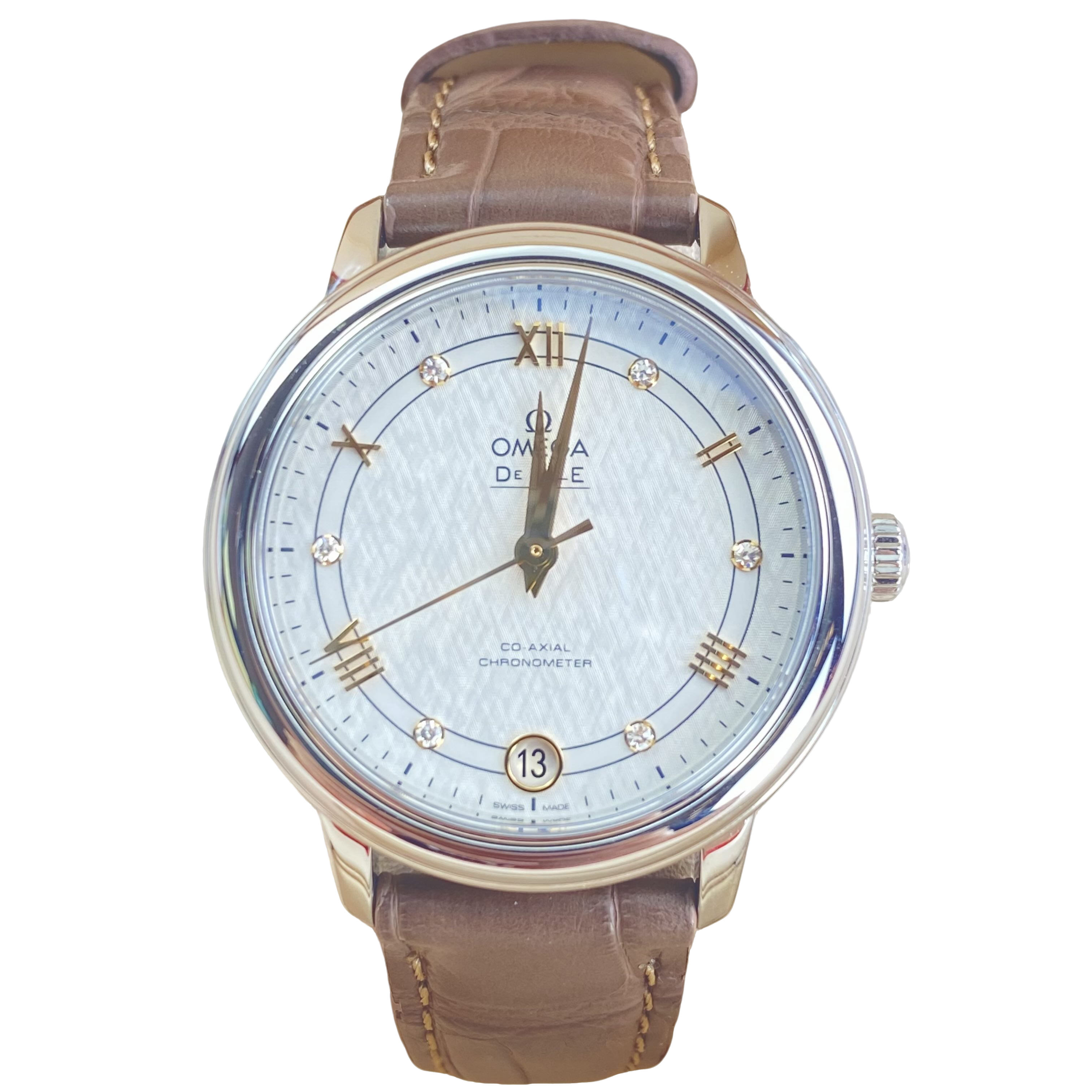 99新 Omega/欧米茄 碟飞自动机械腕表 33盘 424.13.33.20.52.001