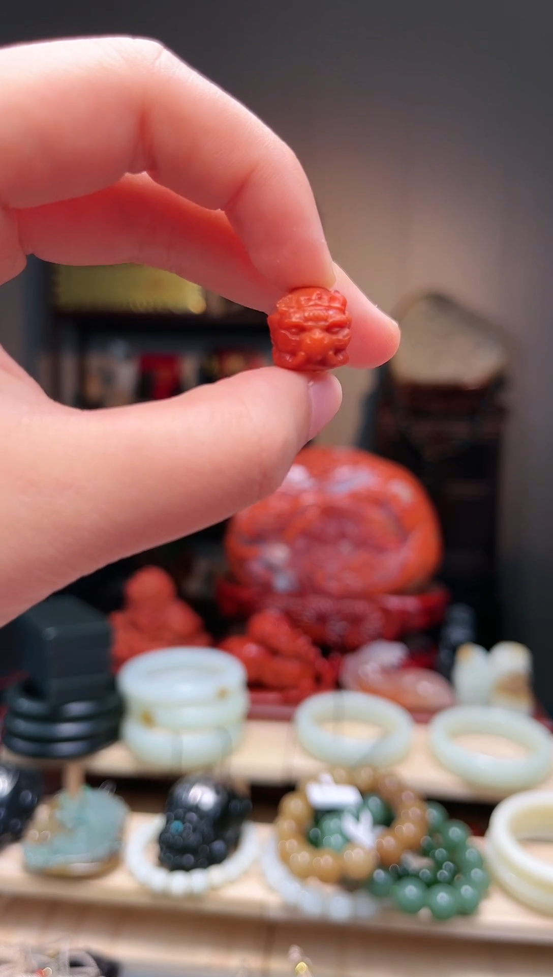 颈饰未镶嵌南红玛瑙吊坠