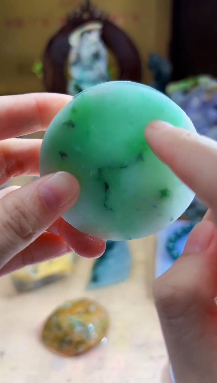 翡翠挂件未镶嵌A货柠优2592