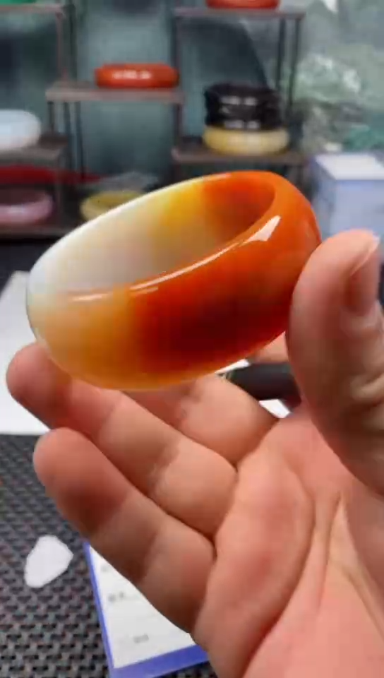 【闪购商品】玛瑙/玉髓1未镶嵌494-58多样性发货看清圈口下单